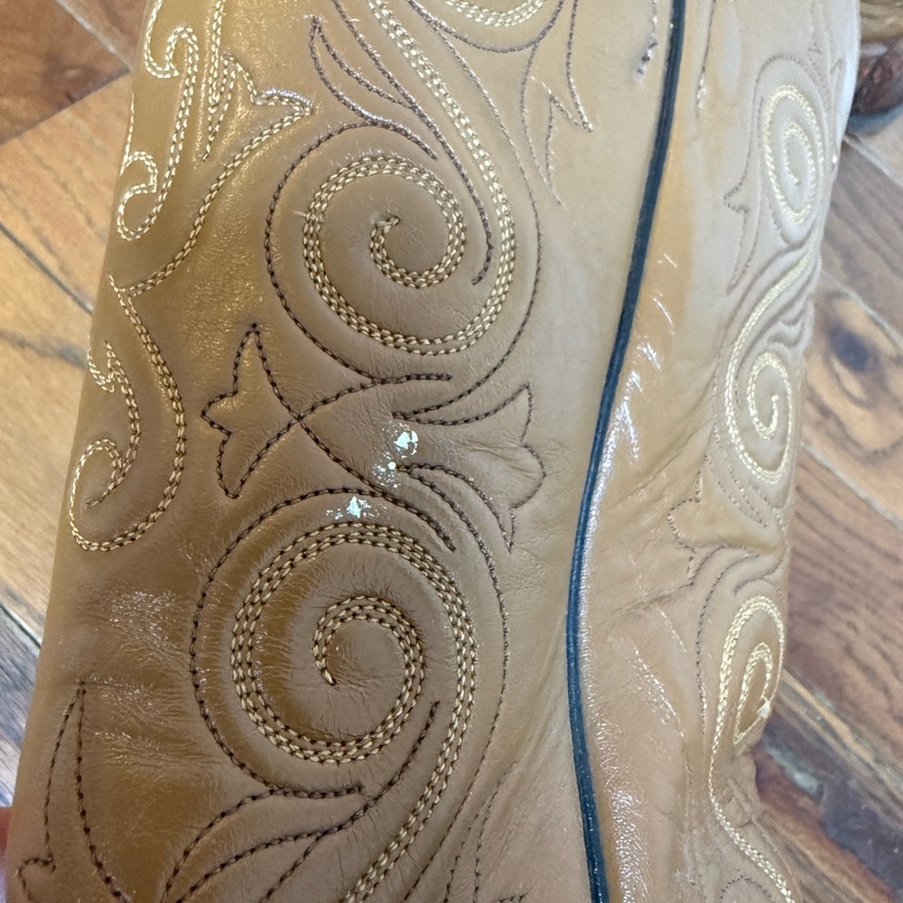 Justin Men’s Leather and Snake Skin Western Boots - Picture 5 of 16